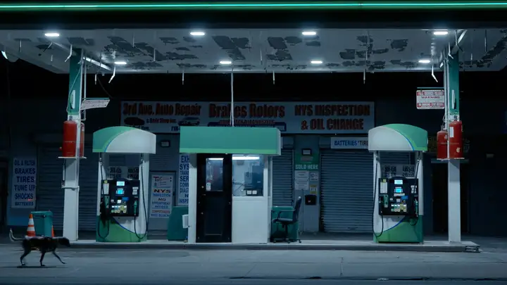 Still from The Gas Station Attendant